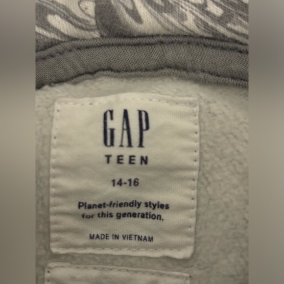 Teen Gap Marble-Like hoodie size 14-16 boys - could fit a XS Men - Picture 6 of 9